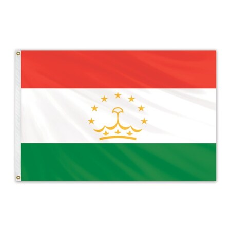Clearance Tajikistan 4'x6' Nylon Flag